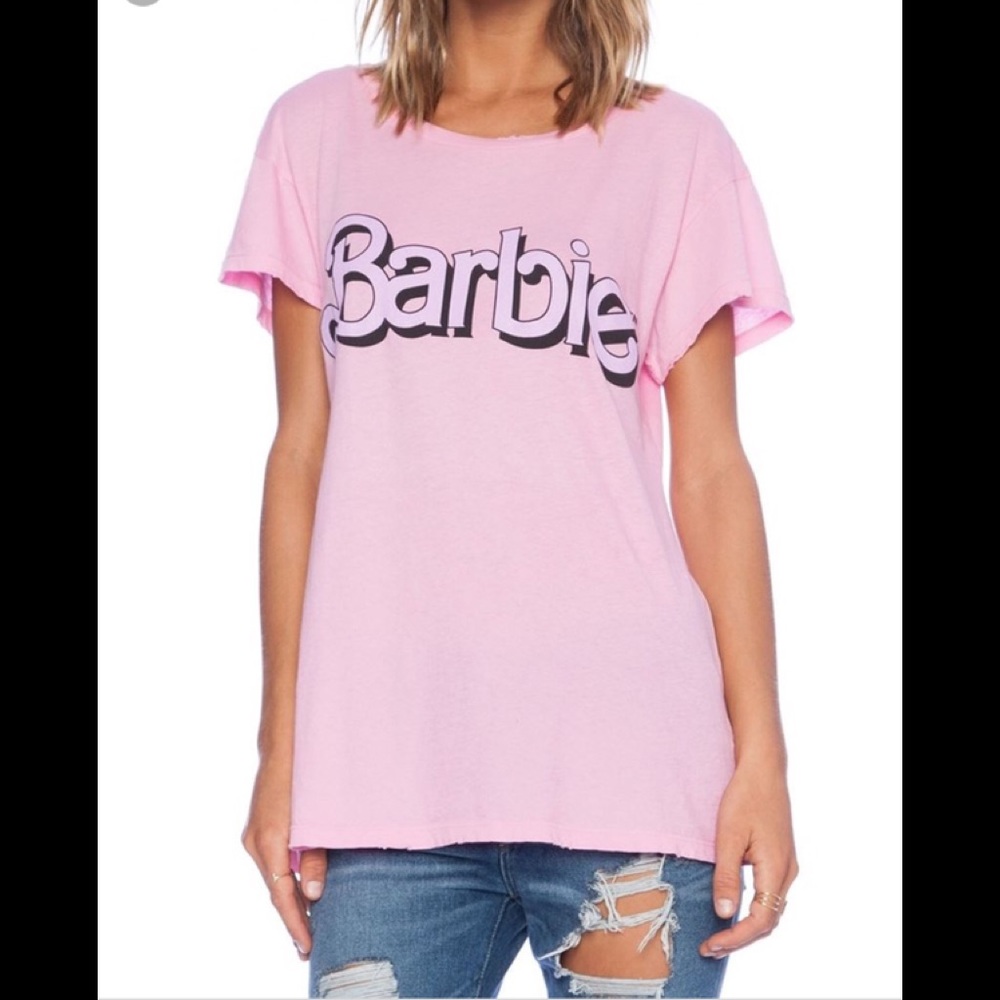 Rare Wildfox Pink Barbie Tee
